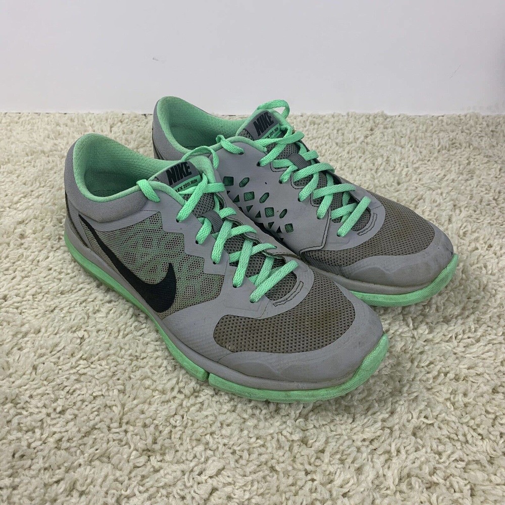 Nike Womens Flex 2015 RN 709021-008 Gray Running Shoes Sneakers Size 8.5